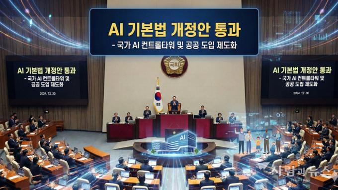 국회, AI기본법 개정안 본회의 통과…국가 AI 컨트롤타워 · 공공 도입 제도화