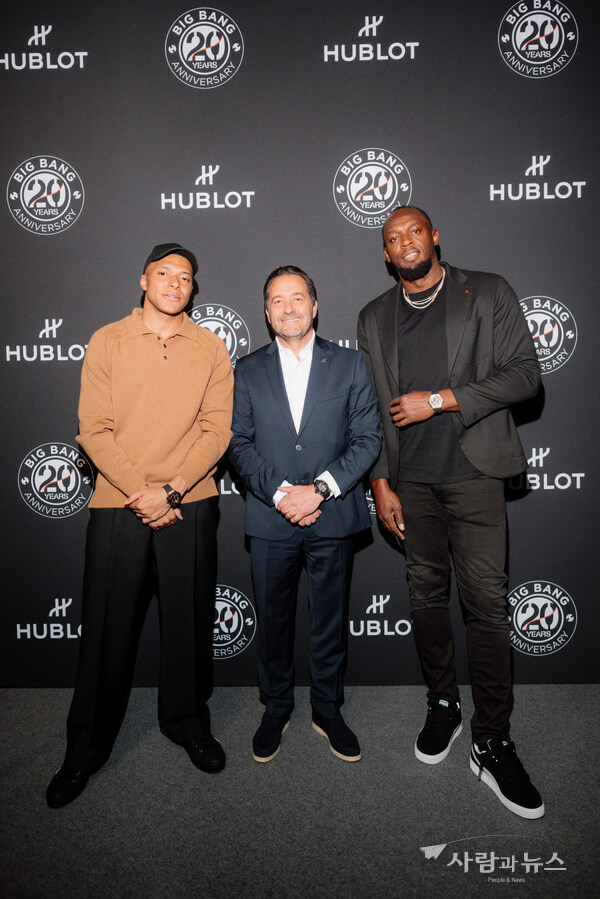 Hublot: Kylian Mbappé, Julien Tornare and Usain Bolt