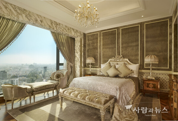 The Reverie Suite bedroom adorned with Provasi interior furnishings