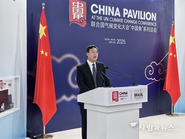 Linglong Tire Wang Feng Delivered a Speech during COP30